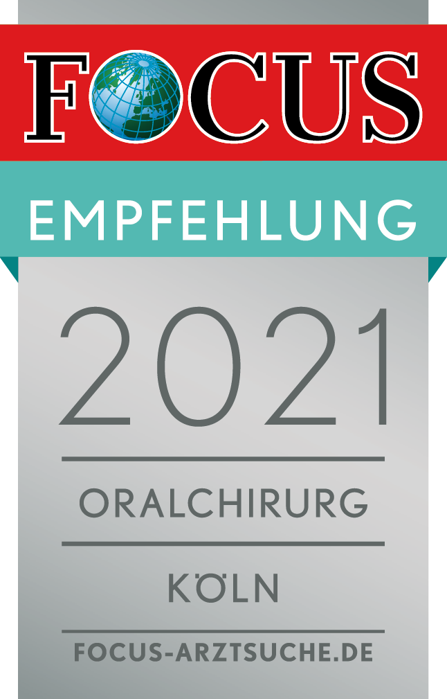 Oralchirurgie Köln - Dr. Martin Schneider erhält die FOCUS Empfehlung 2021 als Oralchirurg Köln - Empfohlene Ärzte in der Region
